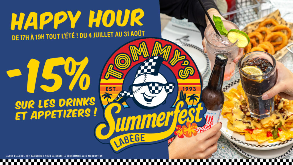 Happy Hour de 17h à 19h !