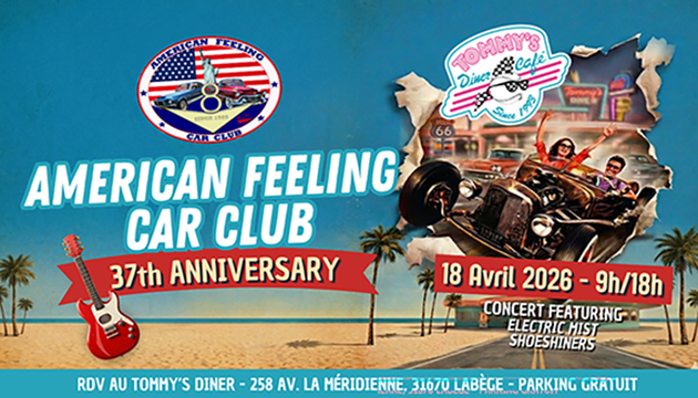 AMERICAN FEELING CAR CLUB – 37th ANNIVERSARY